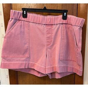 Pale Red Women's Lee Relaxed Shorts High Rise